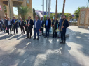 با حضور روسا و کارکنان دانشگاه جامع علمی کاربردی استان اصفهان انجام شد: غبار روبی مزار شهدا به مناسبت هفته دفاع مقدس