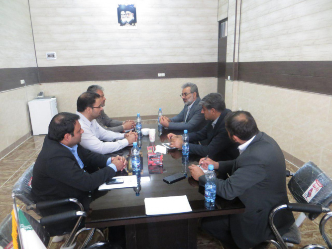 جلسه مسوولین حراست منطقه 7 مراکز آموزش علمی کاربردی استان