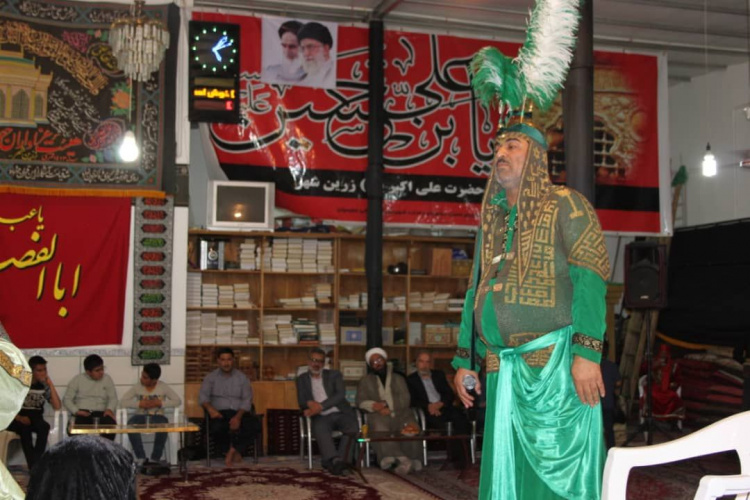 گزارش تصویری مراسم تعزیه خوانی در مراکز علمی کاربردی